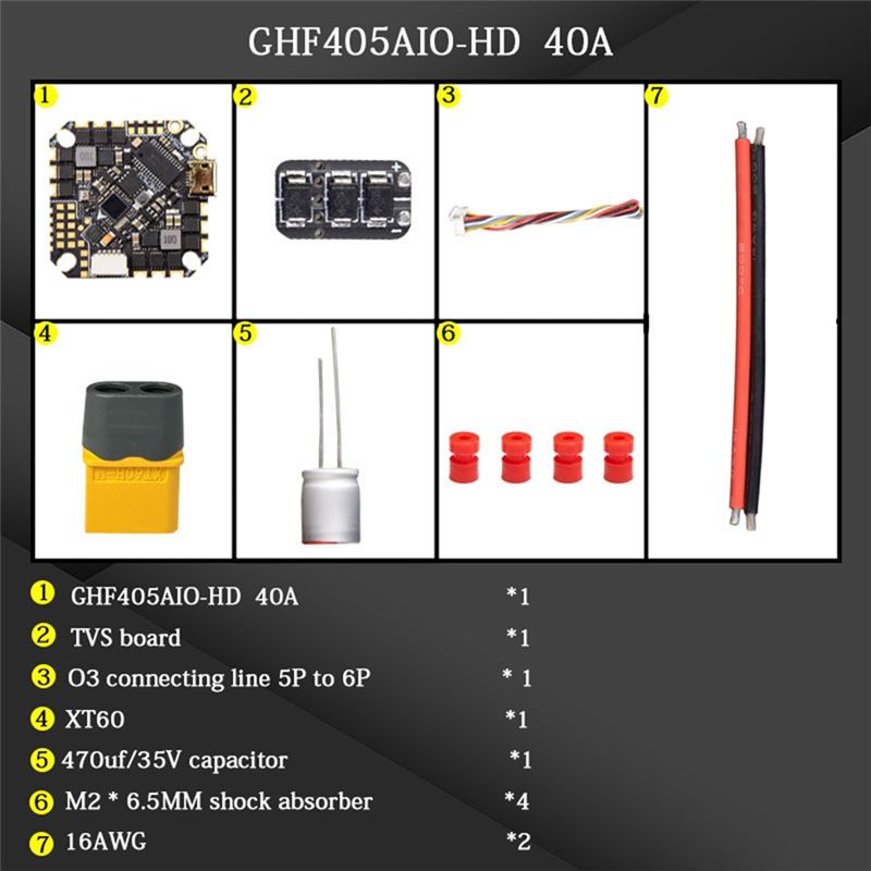 Controlador de Vuelo AIO ABTI- - Fpv Drone Flight Controller reseña y precio